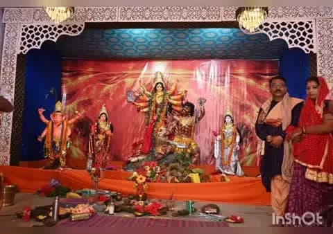 ଝାରସୁଗୁଡା: ତାଲପଟିଆରେ ମା’ ଦୁର୍ଗାଙ୍କ ଦର୍ଶନ କଲେ ଝାରସୁଗୁଡ଼ା ବିଧାୟକ ଟଙ୍କଧର ତ୍ରିପାଠୀ