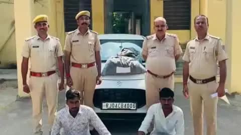 पिंडवाड़ा: रोहिड़ा पुलिस और डीएसटी टीम की बड़ी कार्रवाई, 45 किलो 210 ग्राम अवैध डोडा-पोस्त बरामद, एस्कॉर्ट कर रही स्विफ्ट कार जब्त