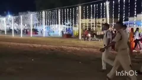 जैतपुर: केशवाही में फ्लैग मार्च, ड्रोन से होगी निगरानी, विवाद करने वालों पर होगी सख्त कार्रवाई