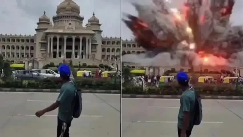 ಬೆಂಗಳೂರು ಉತ್ತರ: ಬೆಂಗಳೂರಿನ ಶಕ್ತಿಕೇಂದ್ರ ವಿಧಾನಸೌಧ ಸ್ಪೋಟಿಸಿದಂತೆ ವಿಡಿಯೋ; ಸಾಮಾಜಿಕ ಜಾಲತಾಣದಲ್ಲಿ ಭಾರೀ ಆಕ್ರೋಶ