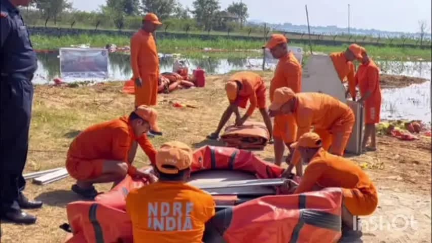 नगड़ी: धुर्वा डैम में आज होगा मां दुर्गा की प्रतिमाओं का विसर्जन, जिला प्रशासन ने लिया विधि-व्यवस्था का जायजा