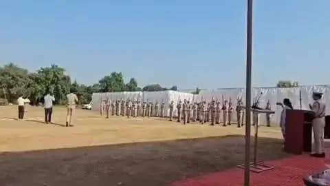 दतिया नगर: दतिया में 29वीं बटालियन के शहीद स्मारक पर मनाया गया 67वां पुलिस स्मृति दिवस