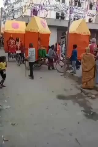 सिधौली: सिधौली कस्बे में बड़े धूमधाम से भगवान राम की बारात निकाली गई, 26 अक्टूबर को होगा रावण दहन