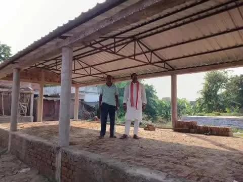 उजियारपुर: चैत में हाट का आधुनिकीकरण शुरू, लोगों को मिलेगी काफी सुविधा