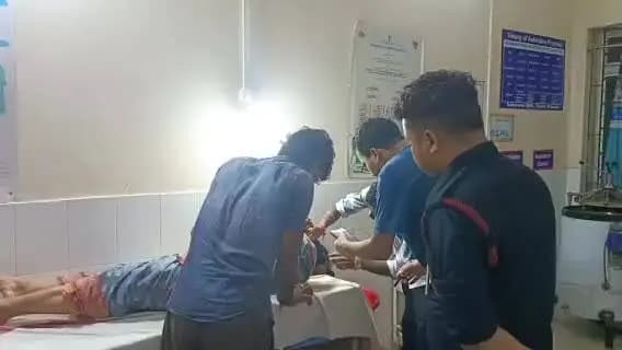 সাব্রুম: সাব্রুম থানার অন্তর্গত থাইবুং গ্রামে পারিবারিক বিবাদে আহত দুইজন,থানায় মামলা