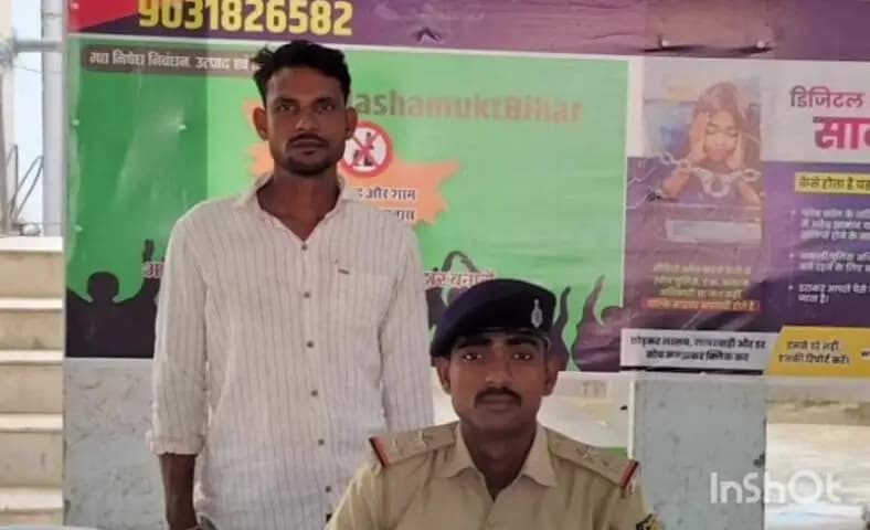 चांद: पुलिस ने थाना क्षेत्र से बाइक सवार एक युवक को 22.11 लीटर शराब के साथ किया गिरफ्तार