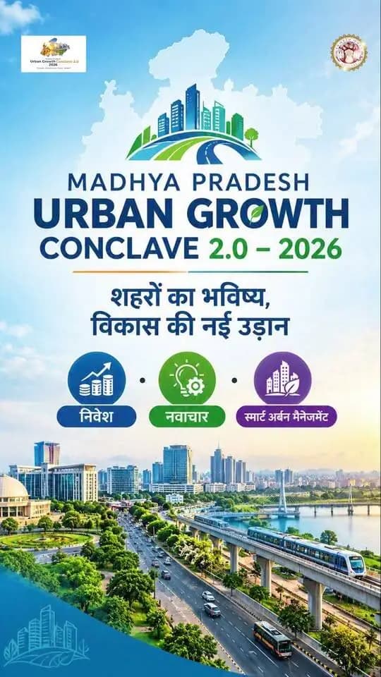 विकसित शहरों की पहचान है बेहतर नागरिक सुविधाएं, स्वच्छ वातावरण और संसाधनों का जिम्मेदार उपयोग। मध्यप्रदेश इसी विजन के साथ आगे बढ़ रहा है।
@DrMohanYadav51 @mpurbandeptt
#CMMadhyaPradesh #MPUrbanGrowthConclave2026 #UrbanDevelopment #InvestMP