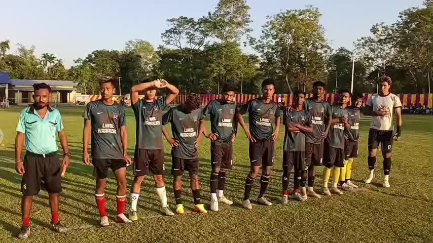 ঢেকিয়াজুলি ভাগ: খনাবাৰী চাহ বাগিছাত অনুষ্ঠিত হৈছে ফুটবল খেল প্ৰতিযোগিতা