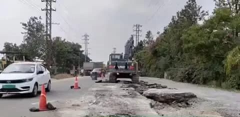 శామీర్పేట: జవహర్ నగరలో 100 అడుగుల రోడ్డు పనులు షురూ