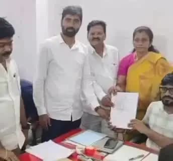 రాయచోటి: టిడిపి నేత విశ్వనాథ్ నాయుడు సతీమణి నామినేషన్ దాఖలు