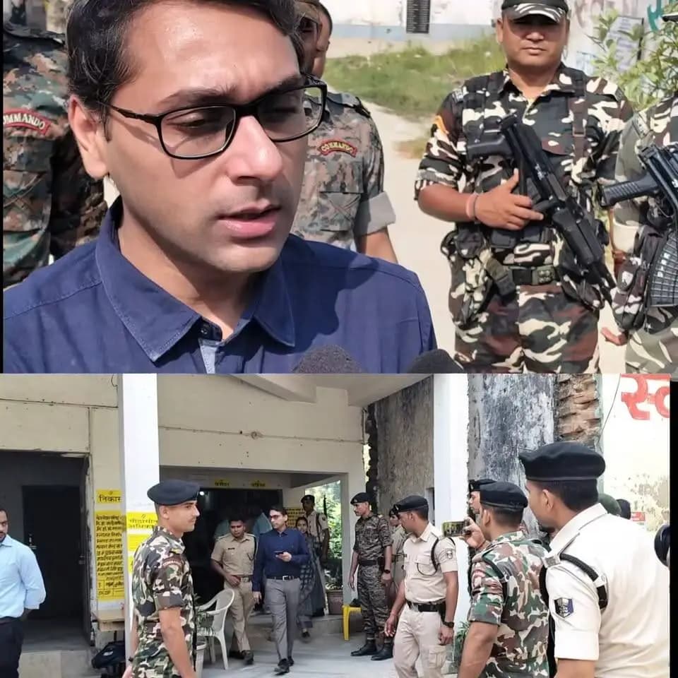 तिरहुत स्नातक/शिक्षक निर्वाचन क्षेत्र के चुनाव को स्वच्छ, निष्पक्ष, स्वतंत्र एवं शांतिपूर्ण वातावरण में संपन्न कराने तथा विधि-व्यवस्था एवं सुरक्षा-व्यवस्था को सुदृढ़ बनाए रखने के उद्देश्य से जिला निर्वाचन पदाधिकारी-सह-जिला पदाधिकारी, श्री तनय सुल्तानिया एवं पुलिस अधीक्षक श्री अमित रंजन द्वारा विभिन्न मतदान केंद्रों का निरीक्षण किया गया।
निरीक्षण के दौरान मतदान केंद्रों पर की गई व्यवस्थाओं, पुलिस बल की तैनाती तथा सुरक्षा संबंधी तैयारियों का जायजा लिया गया। साथ ही, चुनाव प्रक्रिया को शांतिपूर्ण, निष्पक्ष एवं व्यवस्थित ढंग से संपन्न कराने के लिए संबंधित पदाधिकारियों को आवश्यक दिशा-निर्देश दिए गए। साथ ही किसी भी प्रकार की समस्या उत्पन्न होने पर जिला नियंत्रण कक्ष से तत्काल संपर्क स्थापित करने को कहा गया।
District Administration Sitamarhi Sitamarhi Police Chief Electoral Officer, Bihar Election Commission of India