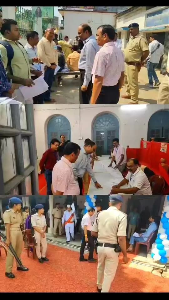 समस्तीपुर: बिहार विधान परिषद् 05-दरभंगा शिक्षक एवं स्नातक निर्वाचन-2026 के तहत जिलाधिकारी, समस्तीपुर ने अनुमंडल कार्यालय स्थित मतदान केंद्र पर अपने मताधिकार का प्रयोग किया। इस दौरान उन्होंने मतदान केंद्र का निरीक्षण कर विधि-व्यवस्था एवं सुरक्षा व्यवस्था का जायजा भी लिया।
#Samastipur #05Darbhanga #BiharMLCElection2026 #दरभंगाशिक्षकनिर्वाचन #दरभंगास्नातकनिर्वाचन #मतदान2026 #जिलाप्रशासन #मतदानकेंद्र #विधिव्यवस्था #लोकतंत्र
Information & Public Relations Department, Government of Bihar
Chief Electoral Officer, Bihar