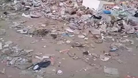 खैरा: लक्ष्मी मंदिर खैरा के आगे कचरे का अम्बार, लोगों ने साफ करने की मांग की