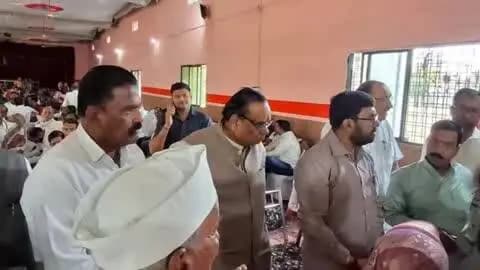 चौरई: चौरई की ग्राम पंचायत खिरकारी में स्वर्गीय श्री केवल राम वर्मा जी के गंगा पूजन कार्यक्रम में पहुंचे सांसद बन्टी विवेक साहू