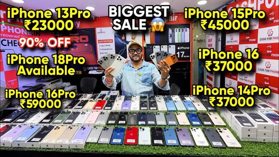 Biggest iPhone Sale Ever 🔥| Cheapest iPhone Market | Second Hand Mobile | iPhone 17Pro, iPhone 18