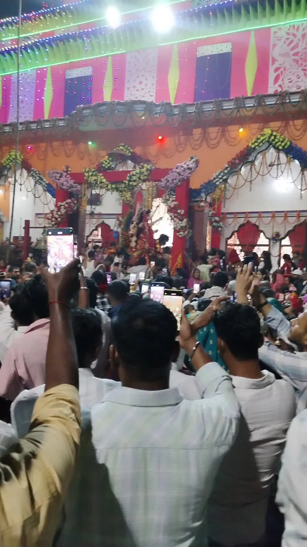 दुर्गा पूजा मूर्ति विसर्जन। 2026 शाहपुर मंदिर ग्वालपाड़ा प्रखंड मधेपुरा बिहार