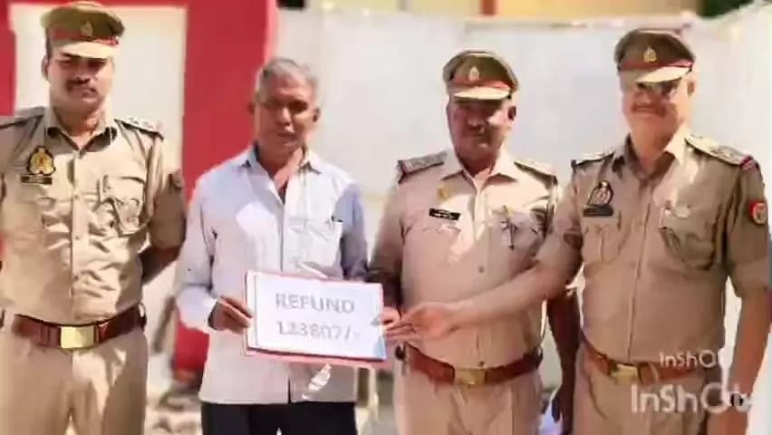 बलिया: पेंशन अपडेट के नाम पर साइबर ठगी, बलिया पुलिस ने वापस कराए ₹1.23 लाख