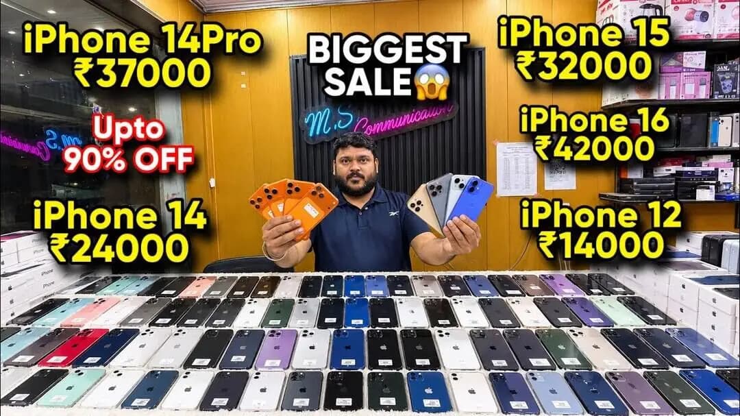 Biggest iPhone Sale Ever 🔥| Cheapest iPhone Market | Second Hand Mobile | iPhone 17Pro, iPhone 18