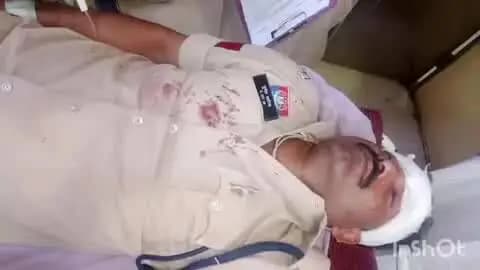 लवन: गुंडे बदमाशों का हौसला बुलंद, सांस्कृतिक कार्यक्रम की ड्यूटी में तैनात प्रधान आरक्षक पर ईंट से हमला, सिर में 12 टांके लगे
