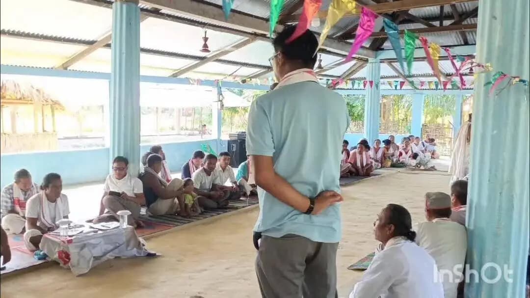 ধেমাজি: ২ নং বাহিৰ জনাইত ৰাইজৰ গুৰুত্ব পূৰ্ণ সভা উপস্থিত MAC EM