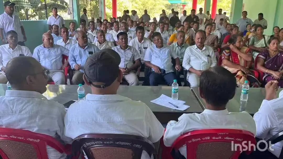 ধেমাজি: নগৰত কংগ্ৰেছ দলৰ গুৰুত্ব পূৰ্ণ সভা, উপস্থিত ৰাজ্যিক উপ সভাপতি