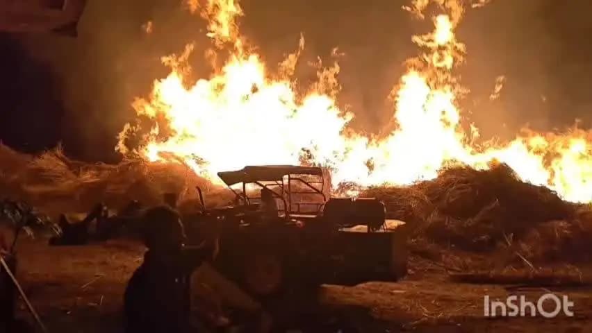टोंक: टोंक के हसनपुरा में खेत में रखी कडबी में लगी आग, जानिए कैसे हुई यह घटना
