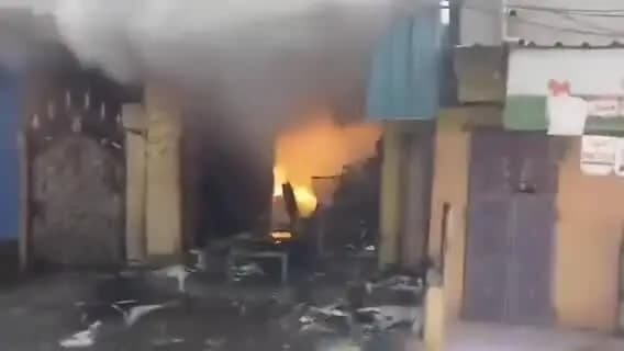ఇబ్రహీంపట్నం: రామంతపూర్ లోని స్క్రాప్ దుకాణంలో భారీ పేలుడు, వ్యక్తికి తీవ్ర గాయాలు