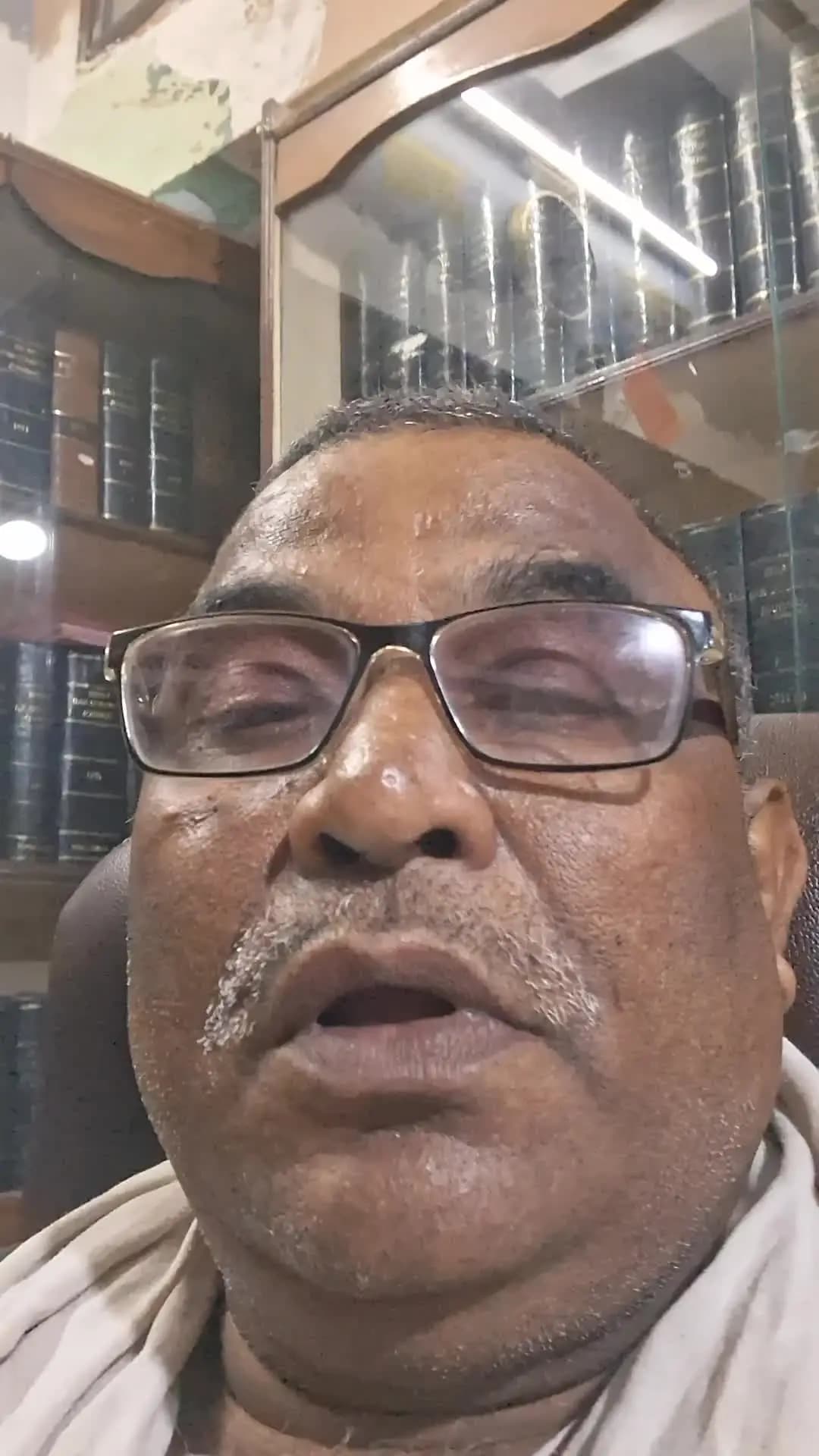 "राधे-राधे" निराश कभी ना होना तुम.... सर्वसमाज हितैषी अधिवक्ता रामनाथ महतो।