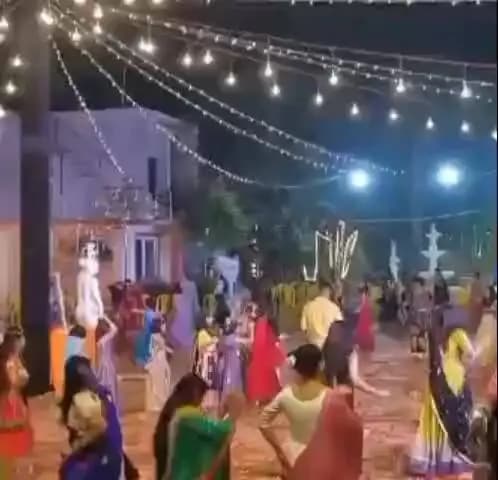 बालाघाट: भटेरा चौकी के गोविंद पैलेस में सम्राट क्लब का गरबा उत्सव, महिलाओं ने उत्साह से लिया भाग