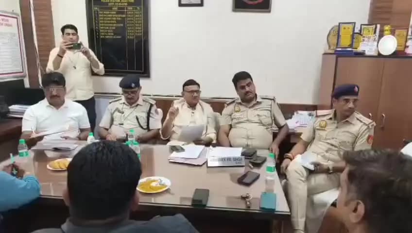 यमुना विहार: विधायक डॉक्टर अनिल गोयल ने की जगतपुरी थाना कमेटी की बैठक की अध्यक्षता