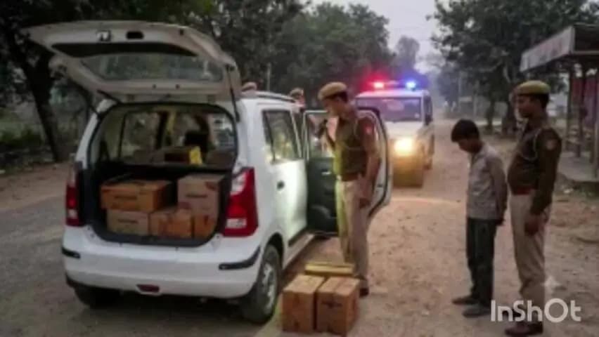 शराब तस्करी में 14 साल के बच्चे का इस्तेमाल, 47 पेटी बरामद