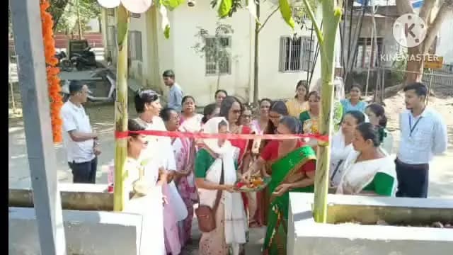 নাজিৰা: নাজিৰাত ONGCৰ CSR আঁচনিৰ অধীনত নিৰ্মিত কেফেটেৰিয়া উদ্বোধন।