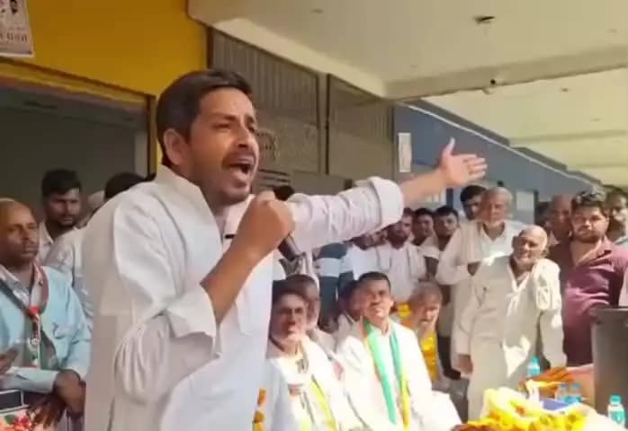 नगर: पूर्व विधायक वाजिब अली ने जालुकी में चुनावी प्रचार के दौरान बीजेपी सरकार पर किया हमला
