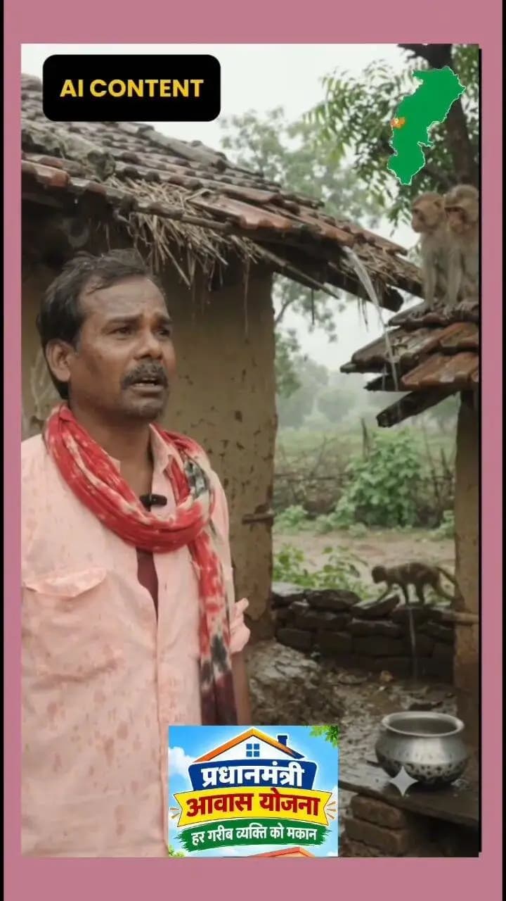 ग्राम बगदई के भुवनेश्वर
निषाद को मिला प्रधानमंत्री आवास
भुवनेश्वर कहा परिवार
बहुत खुश है