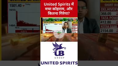United Spirits में अंधी गिरावट, अब क्या करें निवेशक? #unitedspirits #rcb #etnowswadesh #shorts