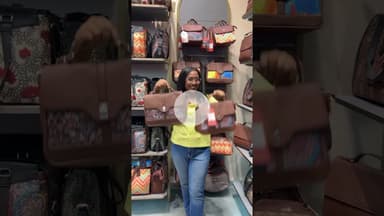 #shortvideo Zouk Store now in Lulu Mall #zouk #bags #reel #viral #trending #yshorts #lucknow