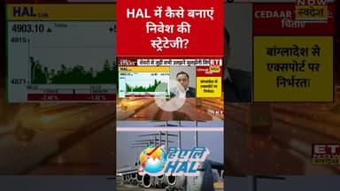 HAL में Expert से जाने कैसे बनाएं कमाई के मौके? #shorts #hal #etnowswadesh #stockmarket #market
