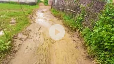 CHANDIL : दालग्राम गाँव का सड़क खस्ताहाल, संदीप ने विभाग से की मरम्मत की मांग #chandilnews #currentnews