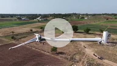 தாராபுரம்: சீலநாயக்கன்பட்டி அருகே ₹3 கோடி மதிப்புள்ள காற்றாடி உடைந்து விழுந்து சிதறியது