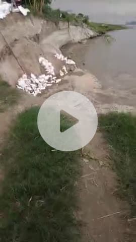 09/07/2025 ganga nadi kat Raha hai lekin koi partinidhi koi kam shuru nahi kiya leber ghuma ke bhaj Diya