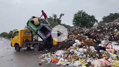 सिध्दीपुर निपानिया घोड़ी बलडा रोड पर डाल रहे हे कचरा तराना नगर पालिक खुलेआम गंदगी फहला रहे हैं रोड पर