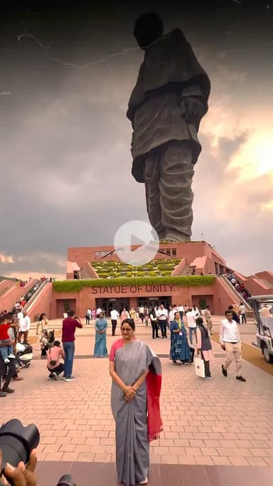 Visited the iconic Statue of Unity — a towering tribute to the Sardar Vallabhbhai Patel Ji #annapurnadevi