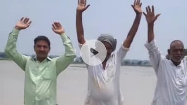 बास: बास क्षेत्र में बारिश से खेतों में पानी भरने से धान की फसल को नुकसान, मुआवजे की मांग