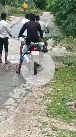 कानपुरा से रामसर का रास्ता जाम