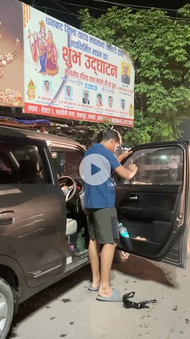 चेकिंग के दौरान ब्लैक फिल्फ को हटवाया गया झरिया इंद्राचौक 👇👇. #shortsreels #viralreelsfacebook