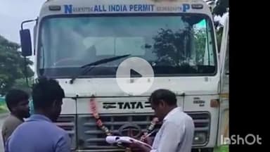 శంకరపట్నం: పరిమితికి మించి గ్రానైట్ లోడు తరలిస్తున్న లారీని స్టేషన్కు తరలించిన మైనింగ్ అధికారులు...