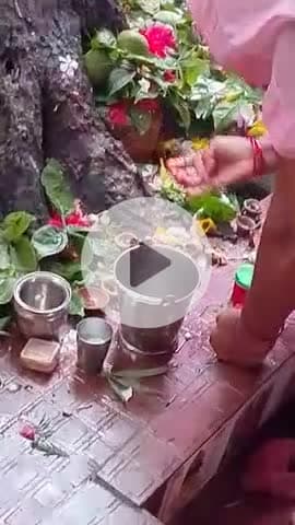 जिला एटा के ग्राम वरना में शिव मंदिर पर महाशिवपुराण का आयोजन