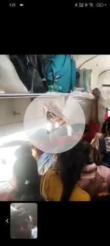 जनसेवा एक्सप्रेस में देख कितना भीड़ है आज का दिन में #Bihar #indan