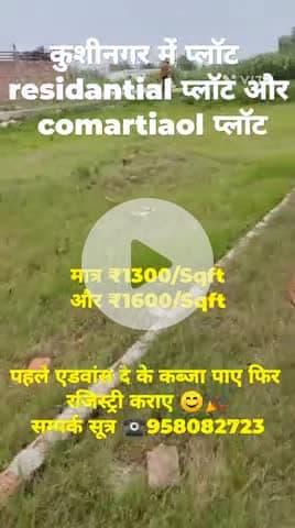 कुशीनगर में प्लॉट लेने का मौका न गवाएं
सम्पर्क सुत्र ☎️9580827237
मात्र ₹13/sqft #plot #kushinagar