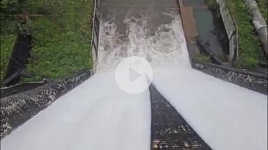 குந்தா: அவலாஞ்சி அணை 145 அடி முழு கொள்ளளவு எட்டியுள்ளதால்.உபரி நீர் வெளியேற்றம்